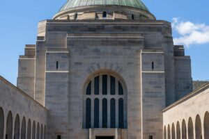 The Australian War Memorial in Canberra, illustrating a guide to Defence Force TPD and Invalidity claims under MSBS, ADF Cover and DFRDB