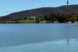Lake Burley Griffin and Telstra Tower, Canberra — specialist retirement planning for public servants, ADF members and self-funded retirees